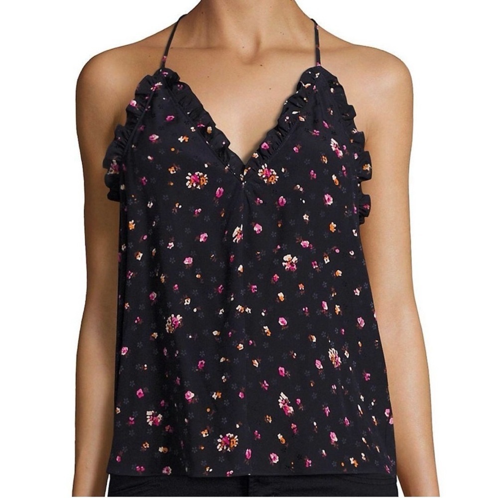Rebecca Taylor Mia Floral Silk Cami - Size 4